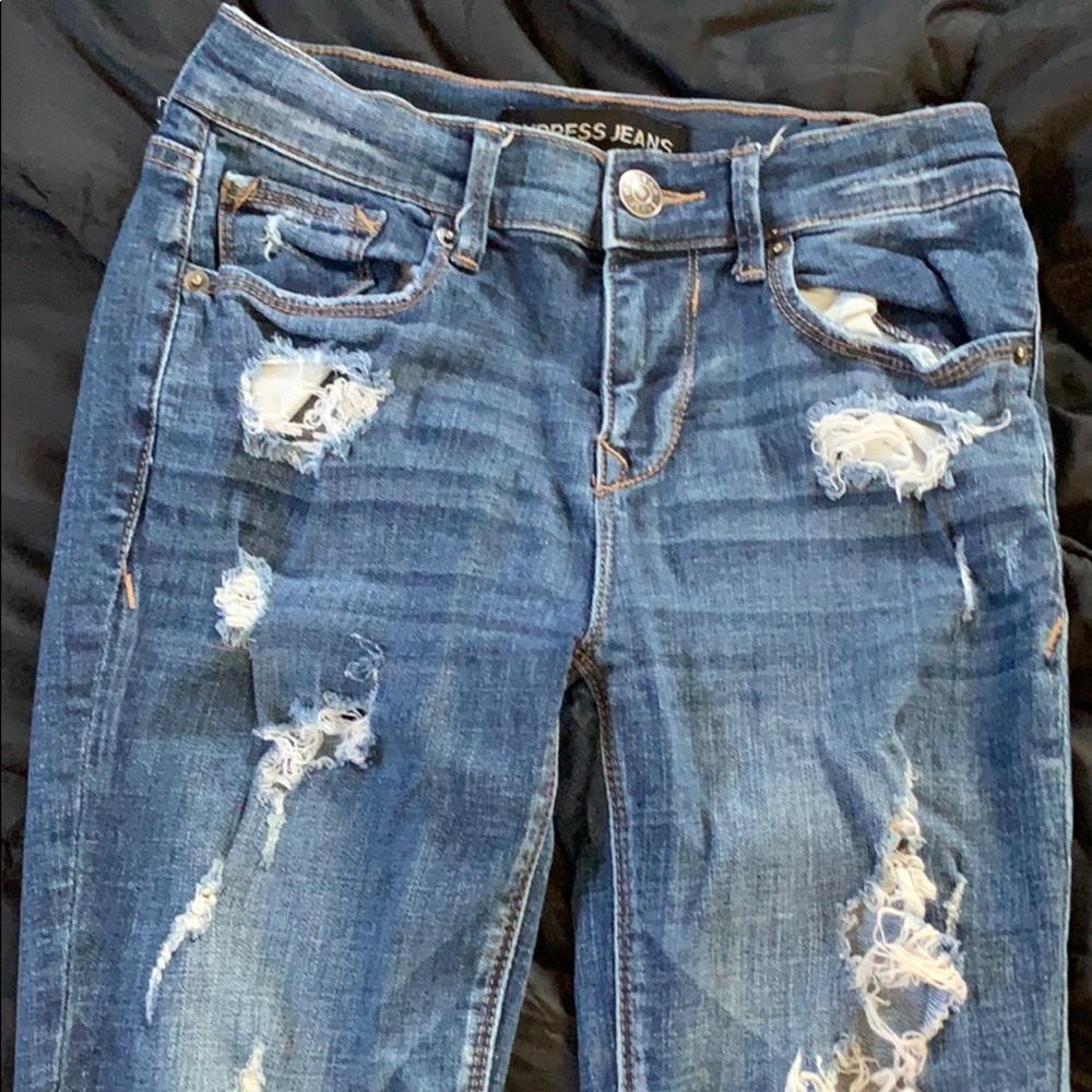 Express ripped jeans